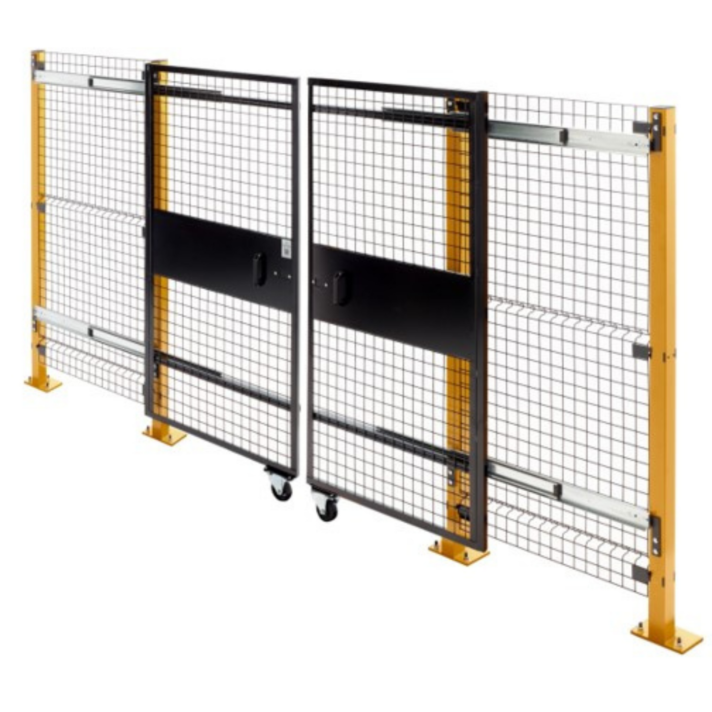 Machine Guarding Double Slide Door
