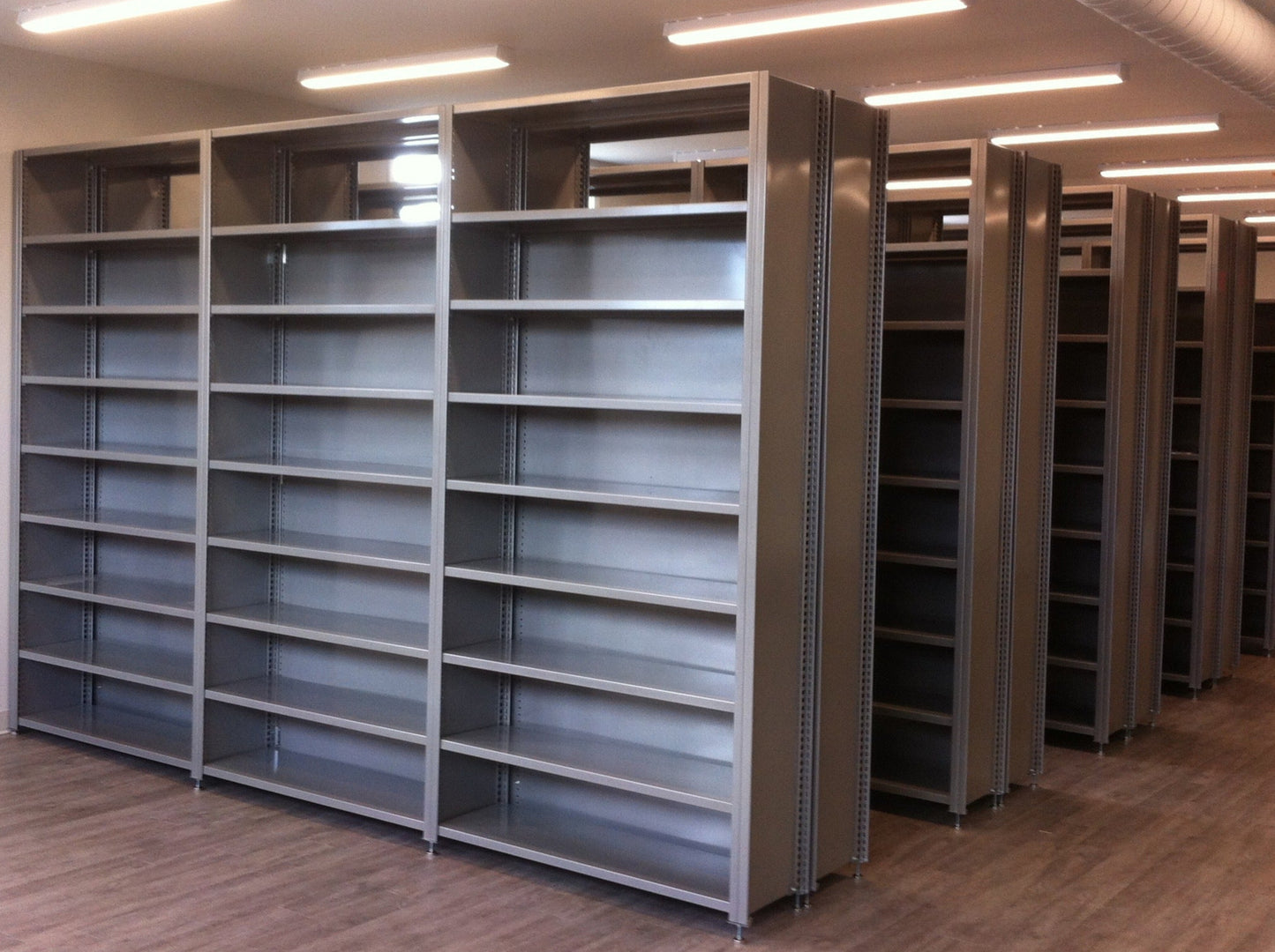 Shelving system 99 height x 36 width x 24 depth | Option: Open / Closed