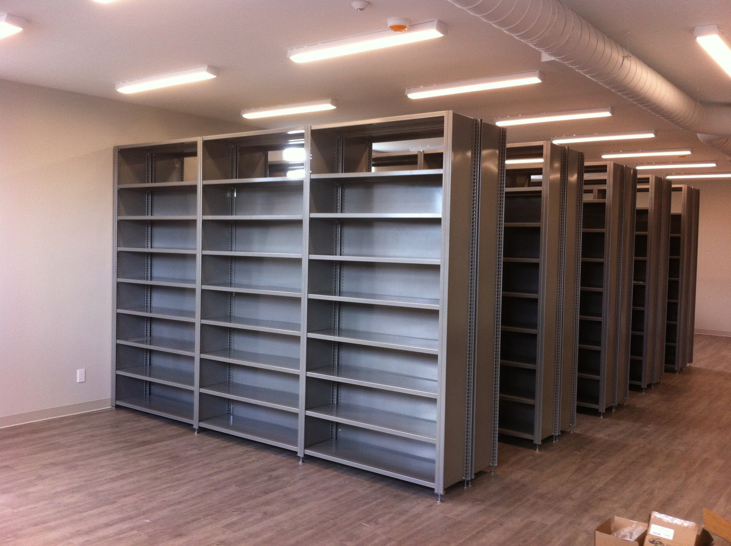 Shelving system 99 height x 36 width x 12 depth | Option: Open / Closed