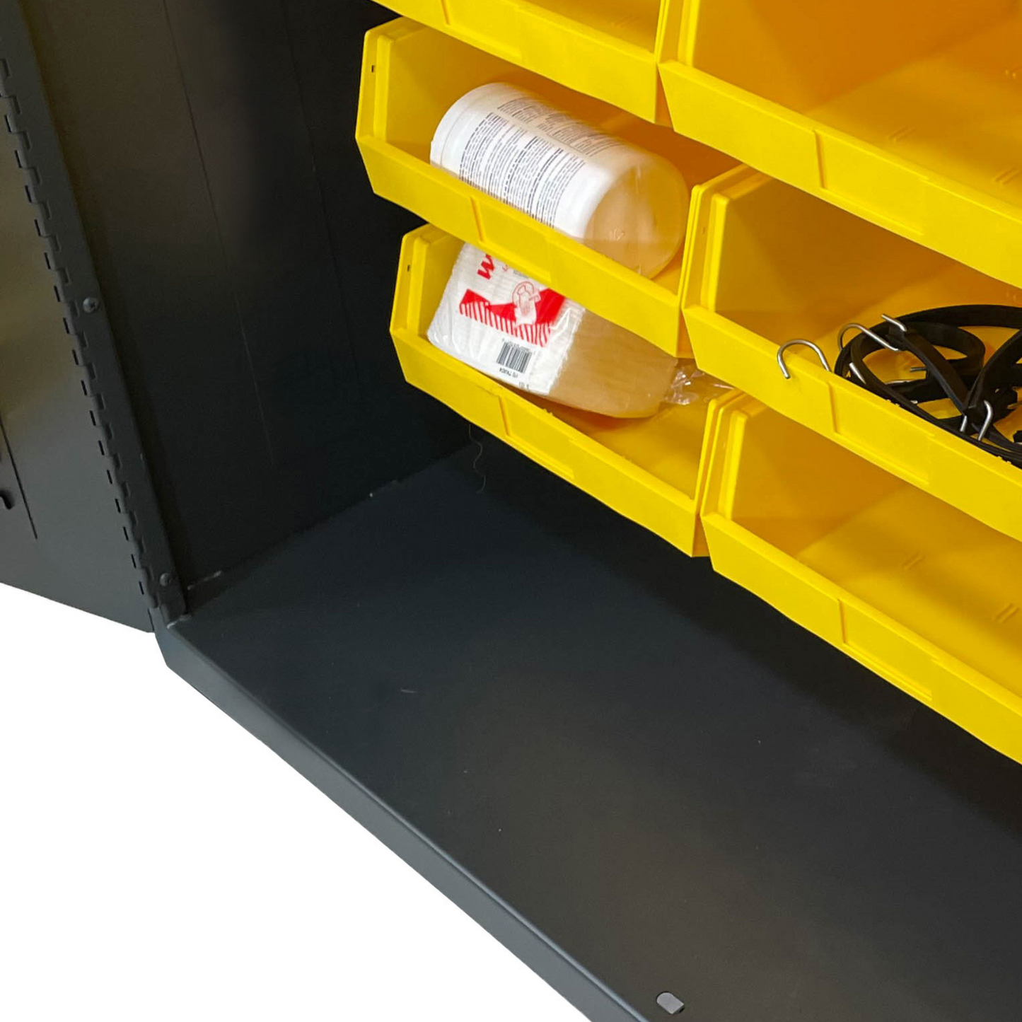Industrial Bin & Shelf Cabinet, Full Bins 48"× 78″ or 36" x 78" - 147 Bins Included