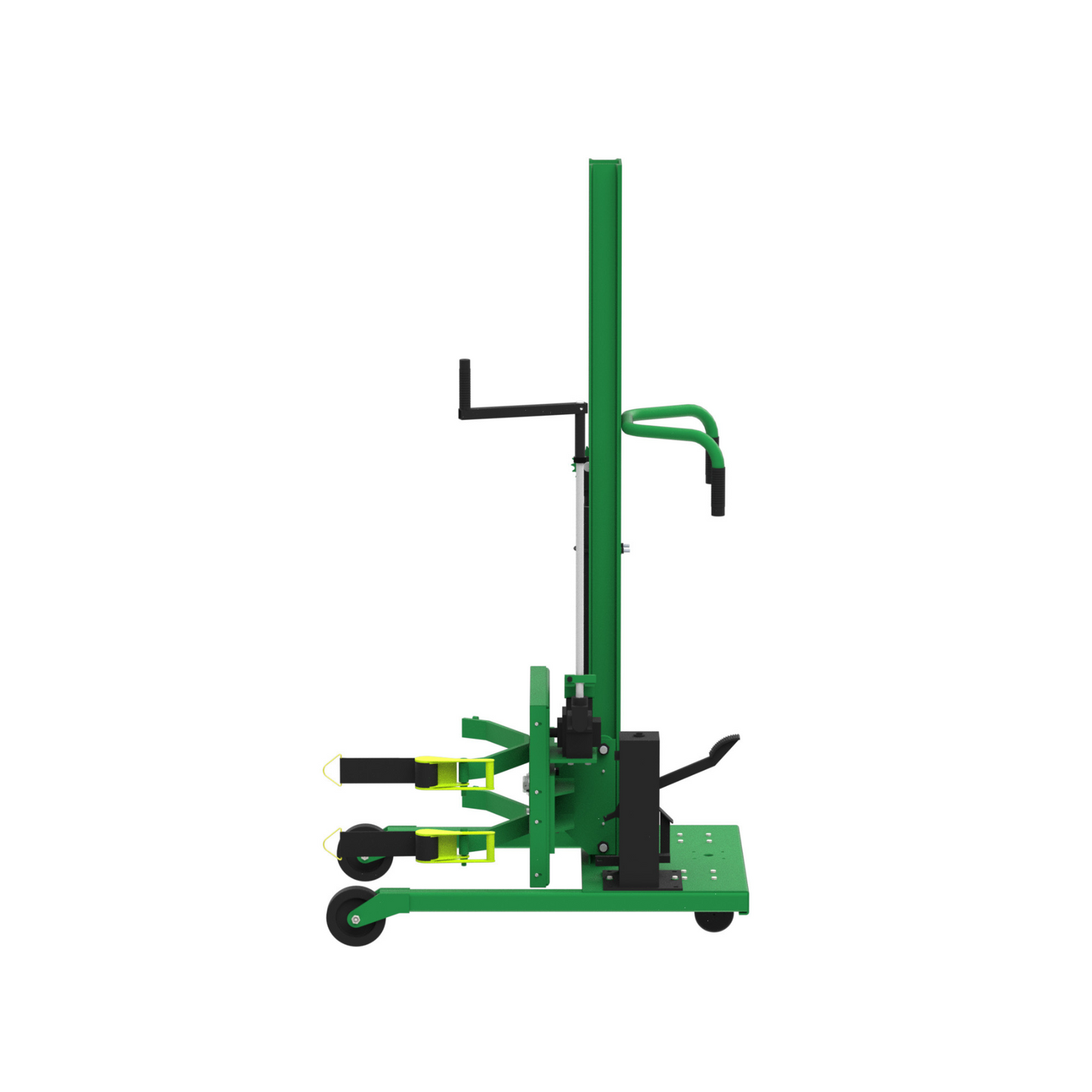 Manual Drum Lift & Rotator, Strap, Straddle, 90" and 78"