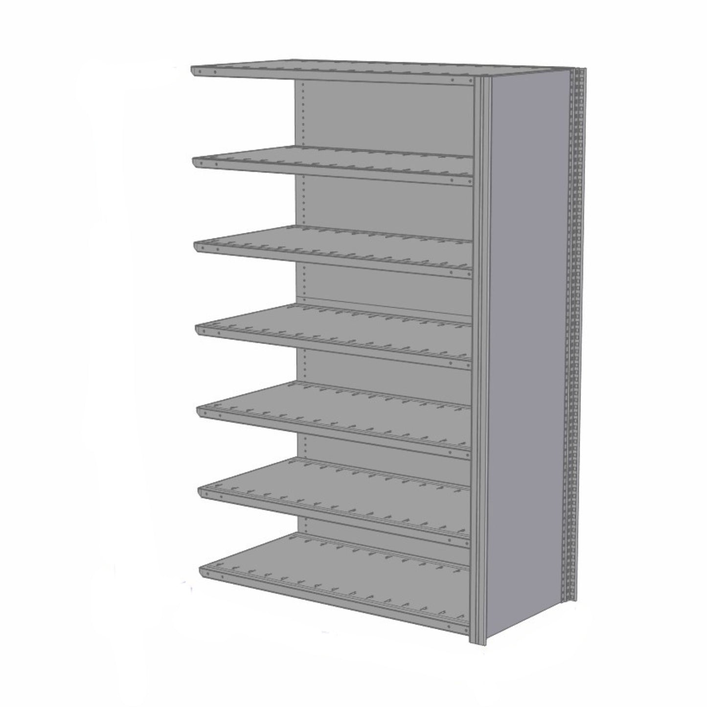 Shelving system 99 height x 48 width x 12 depth | Option: Open / Closed