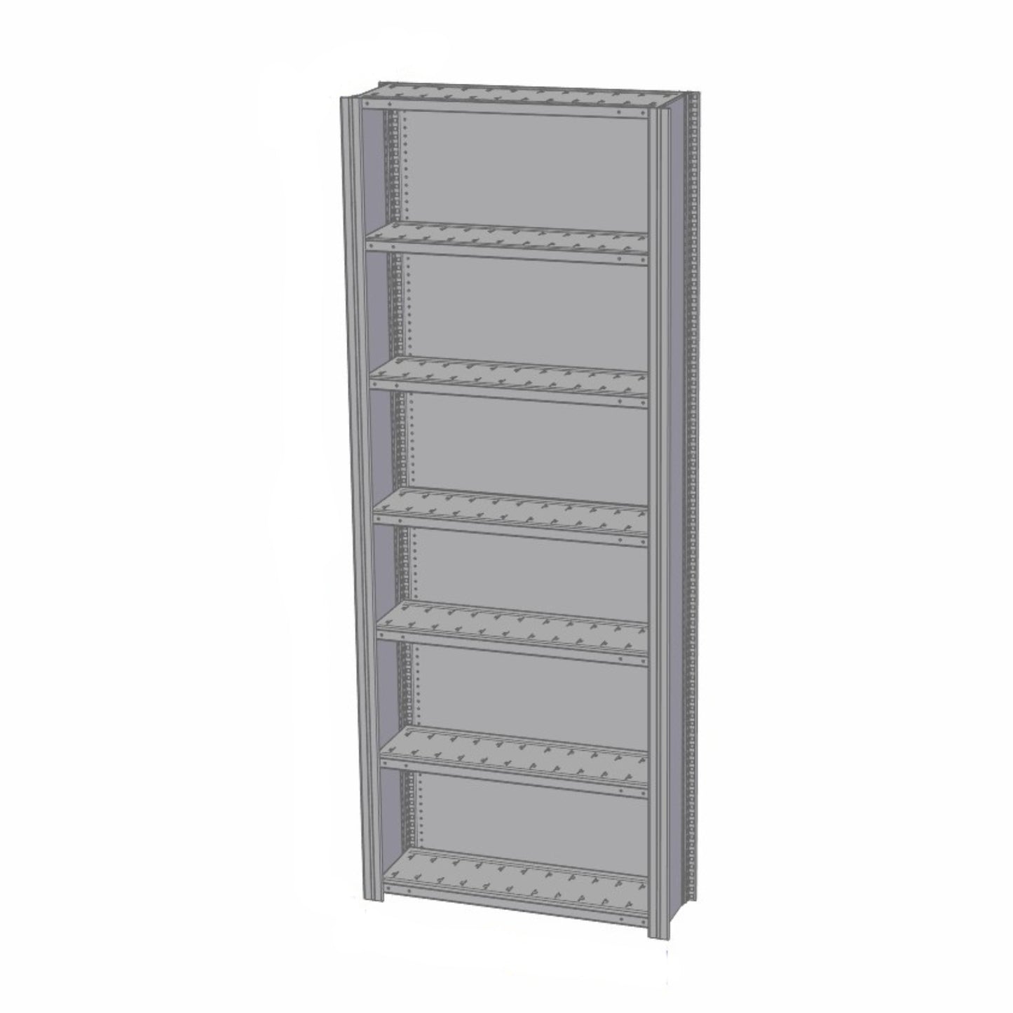 Shelving system 99 height x 36 width x 24 depth | Option: Open / Closed