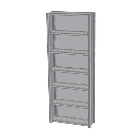 Shelving system 75 height x 36 width x 12 depth | Option: Open / Closed