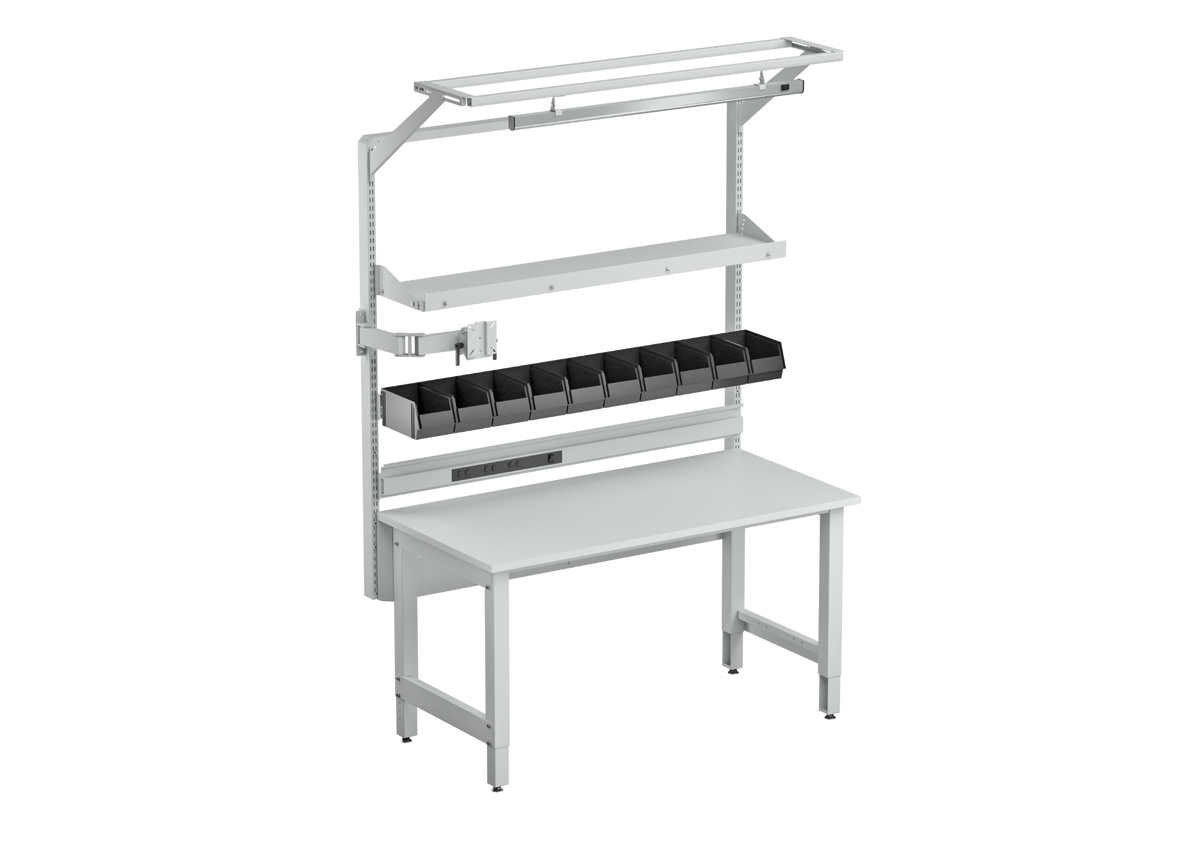Illustrative workstation configuration; pictured accessories and model may differ from the quoted product