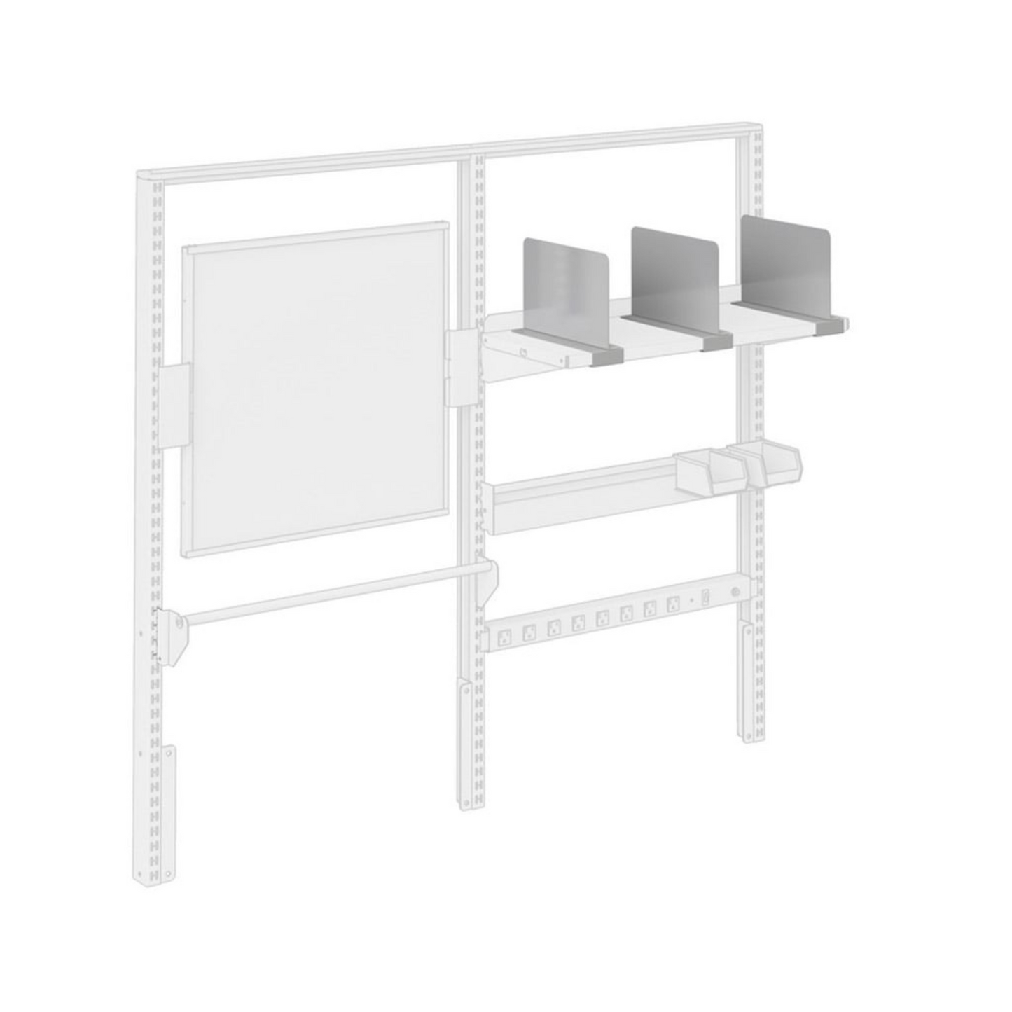 Heavy-Duty Packing Workstation - Manual Adjustment, 60"W x 30"D Top
