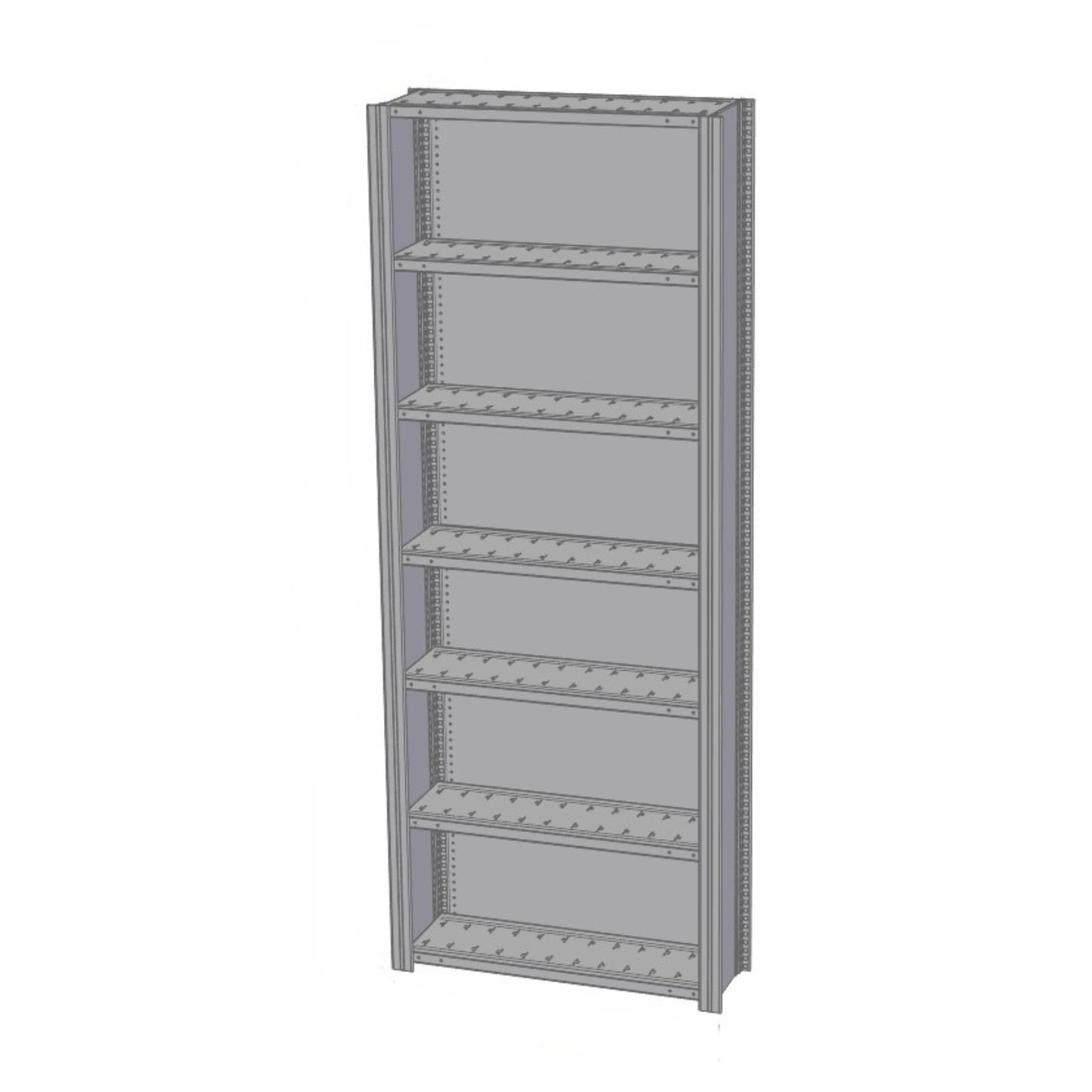 Shelving system 75 height x 36 width x 24 depth | Option: Open / Closed