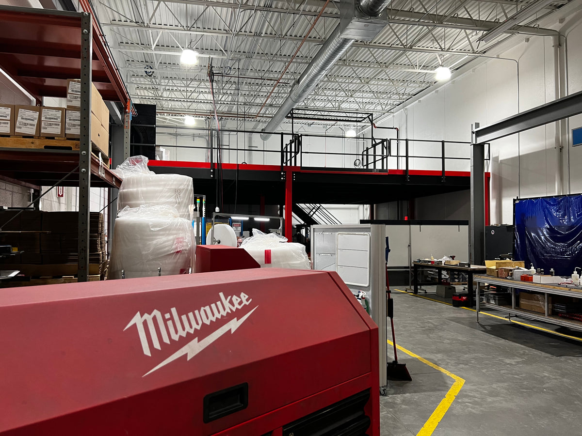 Milwaukee Tool Mezzanine Build