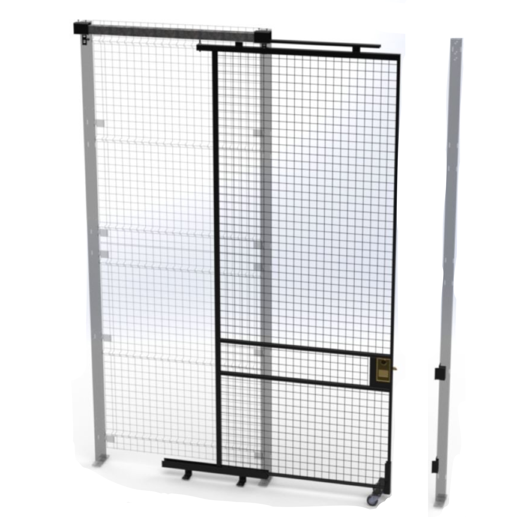 Illustration of Cage Rise Door Enclosure For Middle Cage