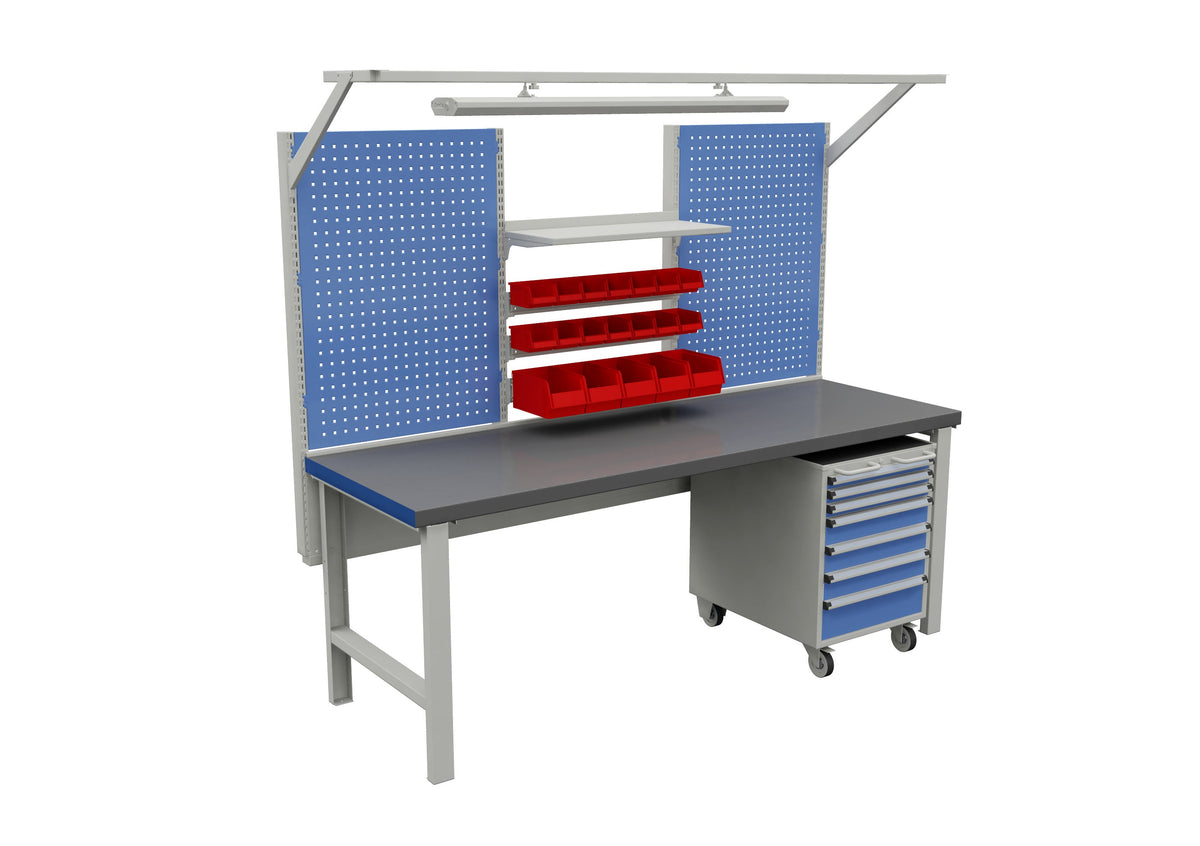 Illustrative workstation configuration; pictured accessories and model may differ from the quoted product